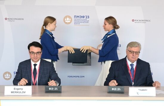 SPIEF-2023. Signing ceremonies