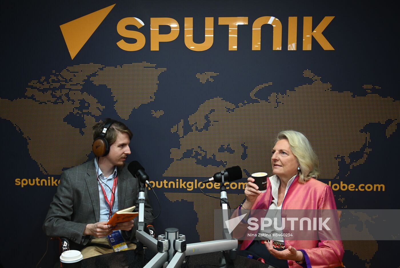 SPIEF-2023. Sputnik radio studio