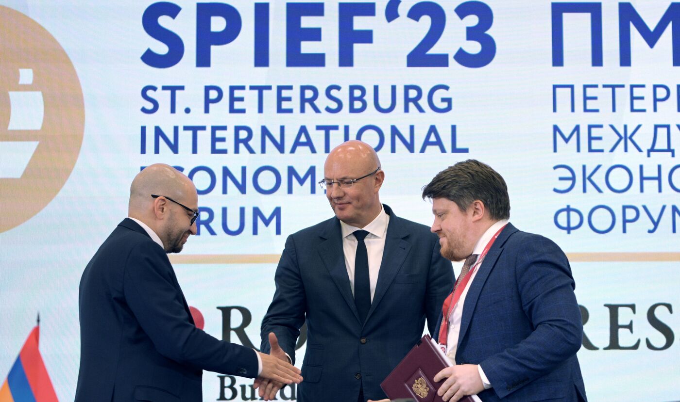 SPIEF-2023. Signing ceremonies