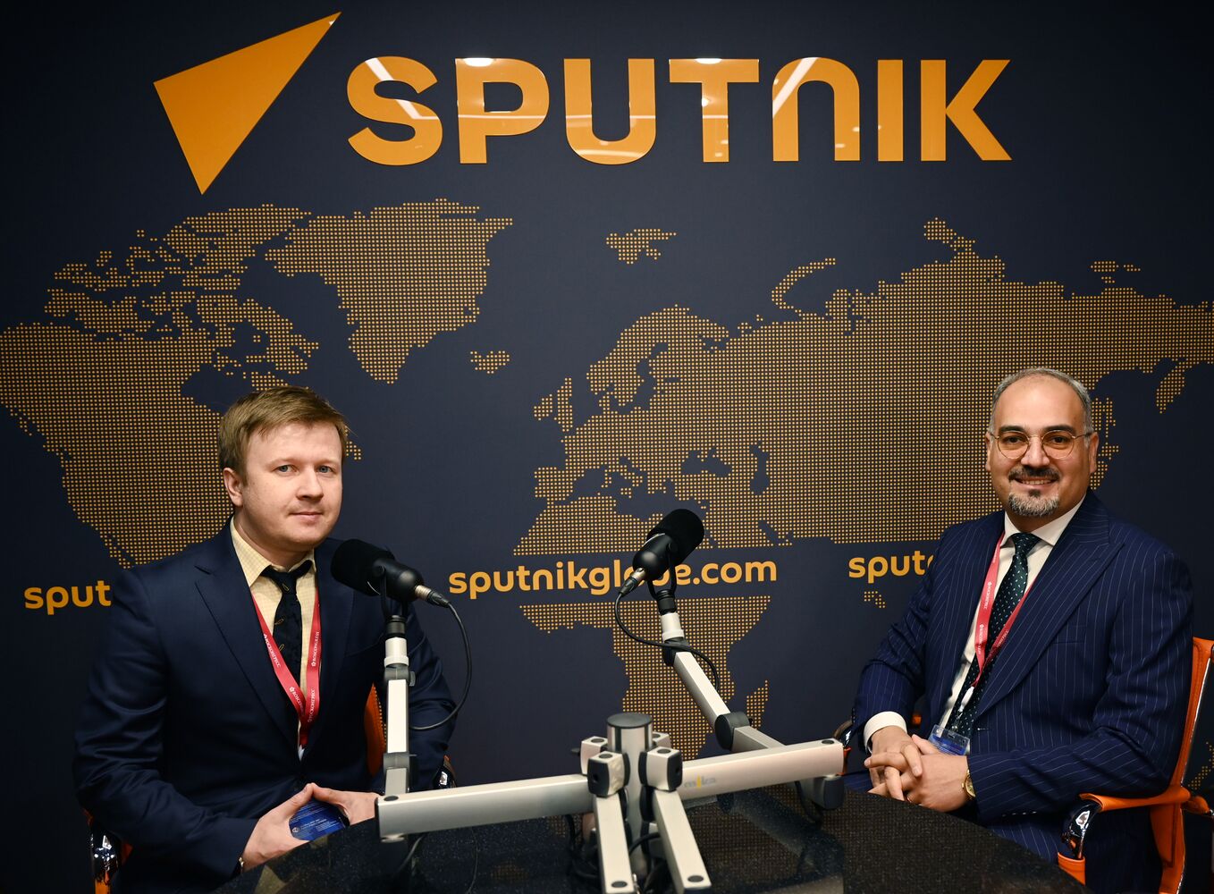 SPIEF-2023. Sputnik radio studio