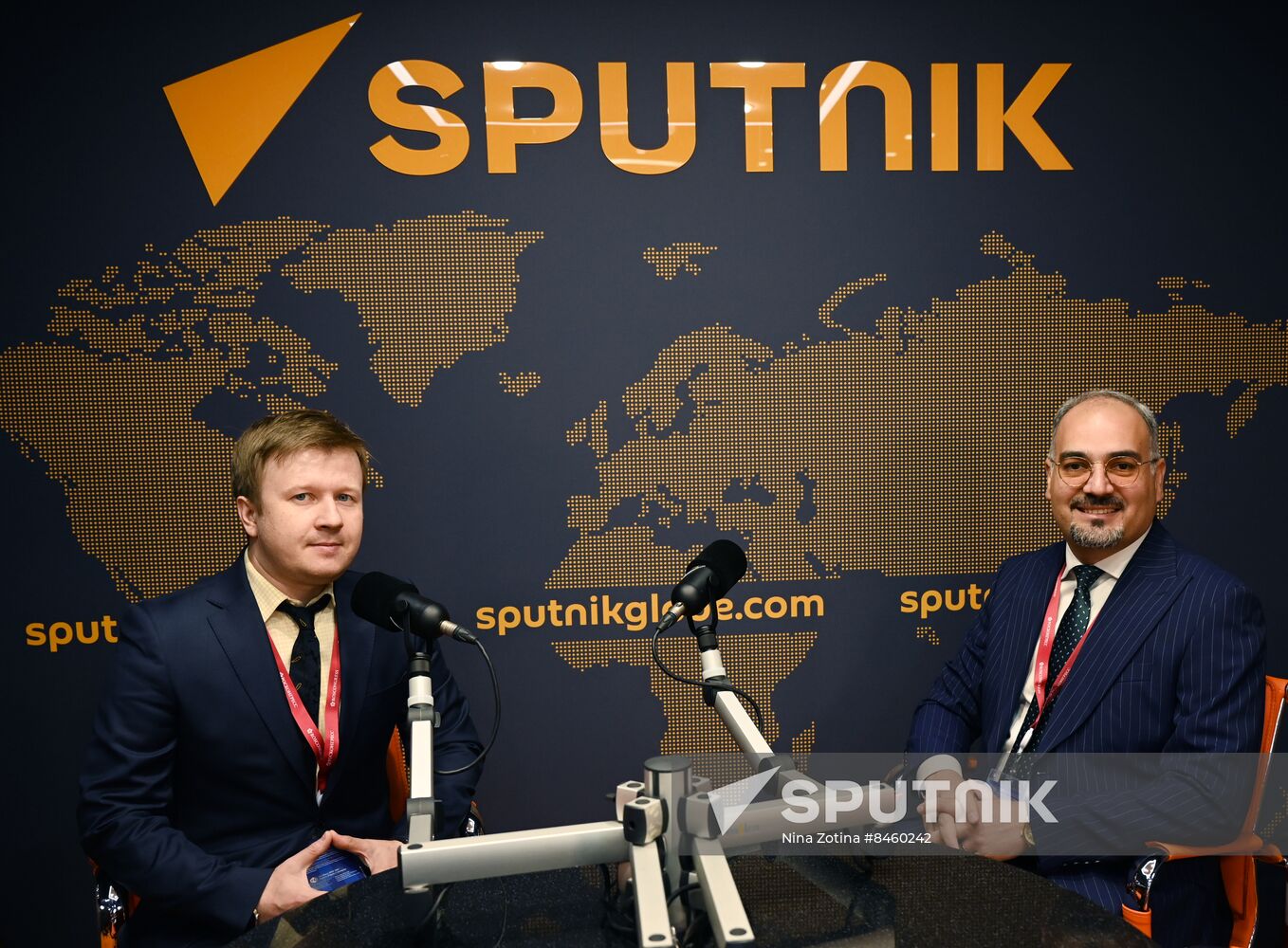 SPIEF-2023. Sputnik radio studio