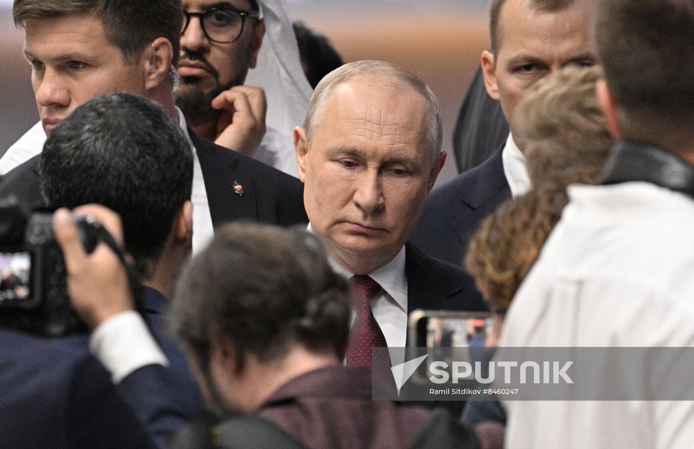 President of Russia Vladimir Putin attends SPIEF-2023