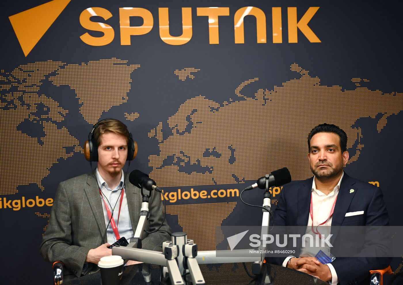 SPIEF-2023. Sputnik radio studio