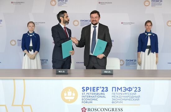 SPIEF-2023. Signing ceremonies