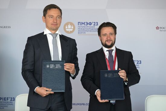 SPIEF-2023. Signing ceremonies