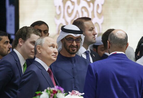 President of Russia Vladimir Putin attends SPIEF-2023