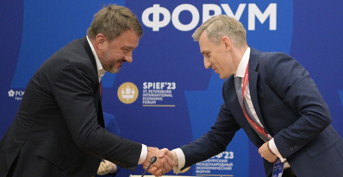 SPIEF-2023. Signing ceremonies