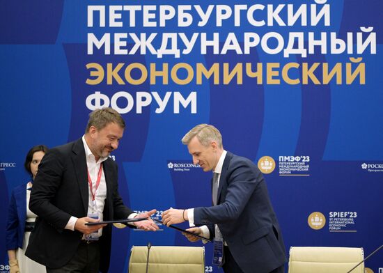 SPIEF-2023. Signing ceremonies