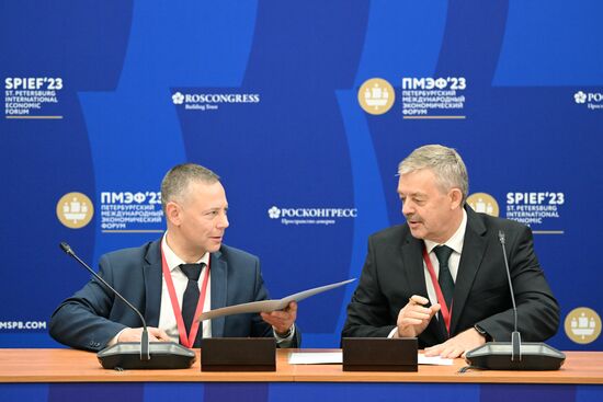 SPIEF-2023. Signing ceremonies