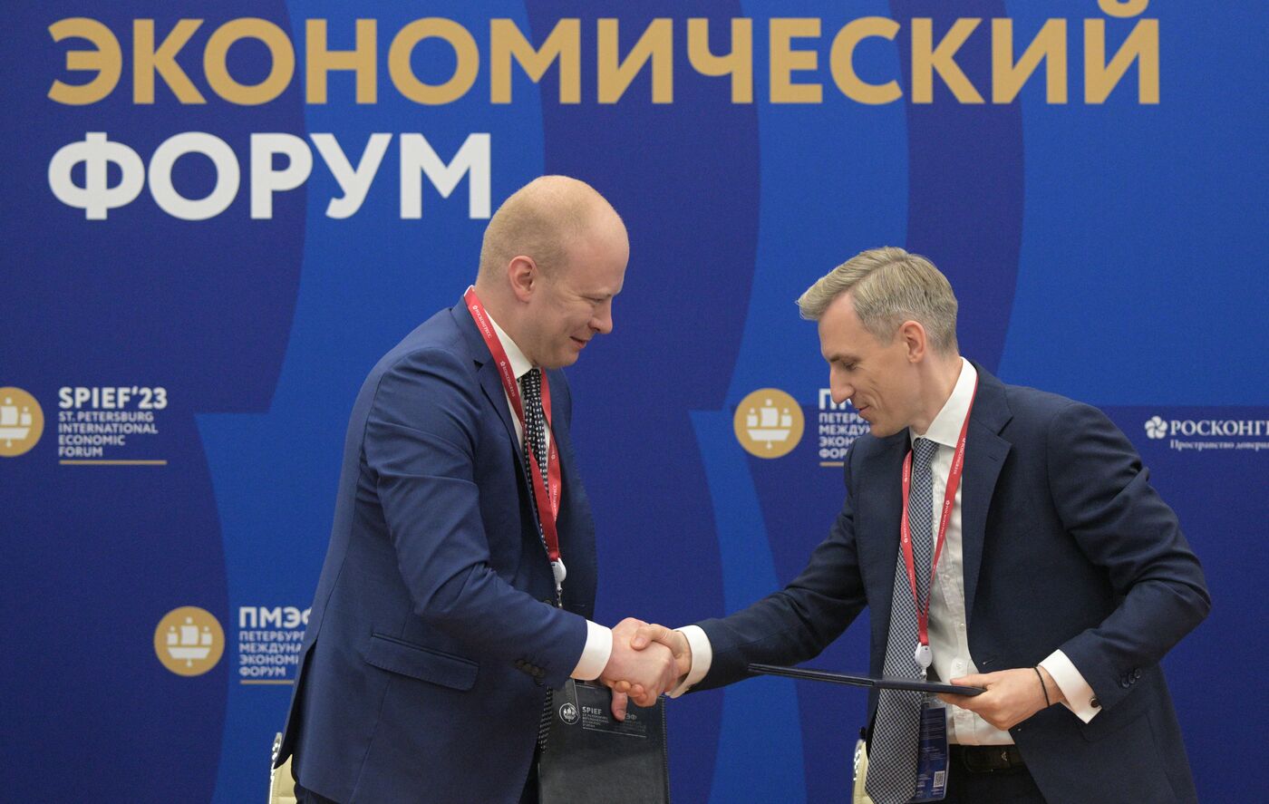 SPIEF-2023. Signing ceremonies