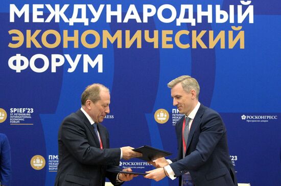 SPIEF-2023. Signing ceremonies