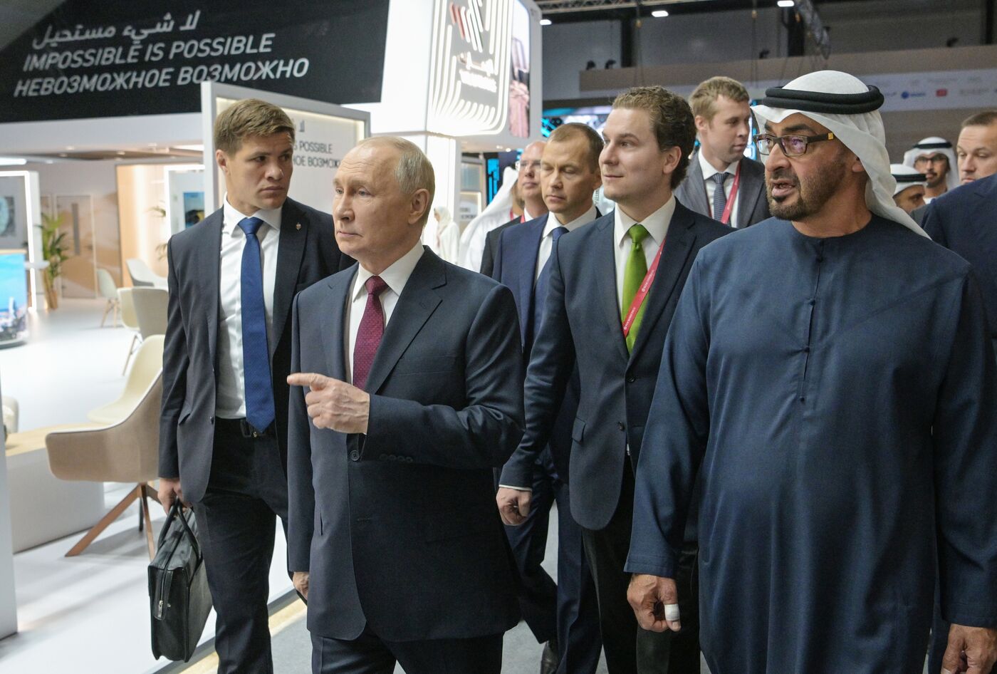 President of Russia Vladimir Putin attends SPIEF-2023