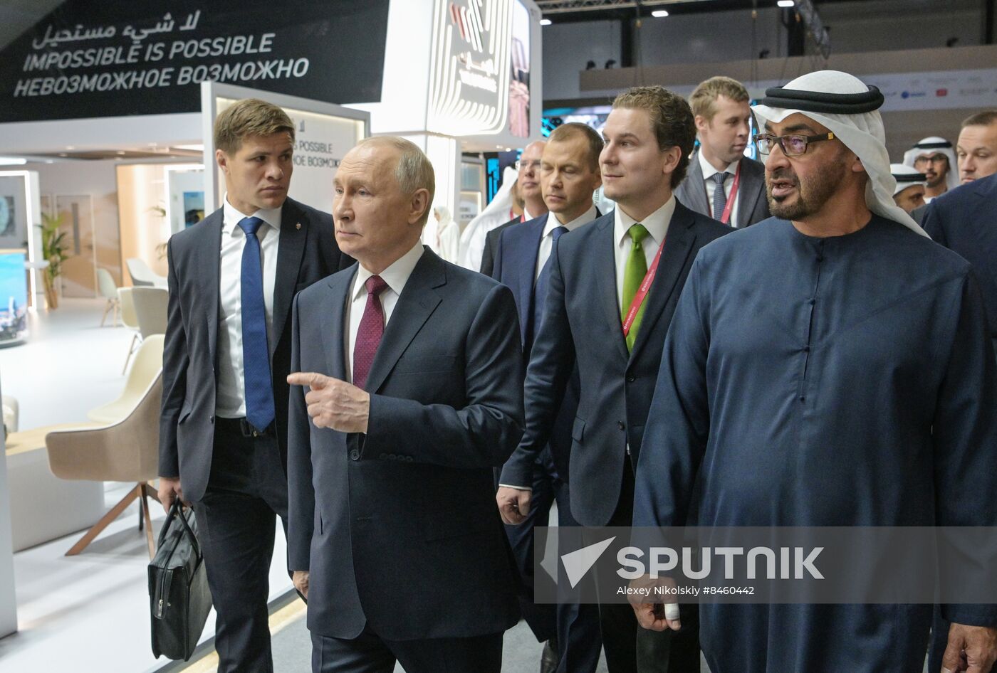 President of Russia Vladimir Putin attends SPIEF-2023