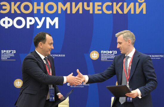 SPIEF-2023. Signing ceremonies