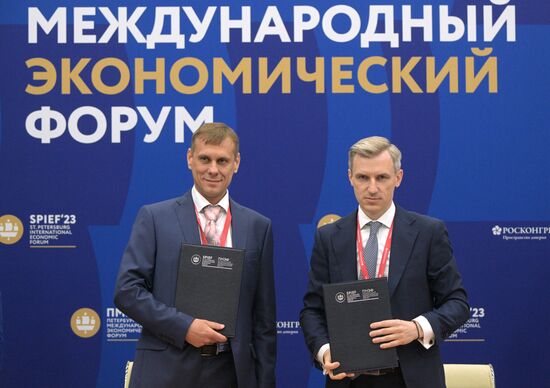 SPIEF-2023. Signing ceremonies