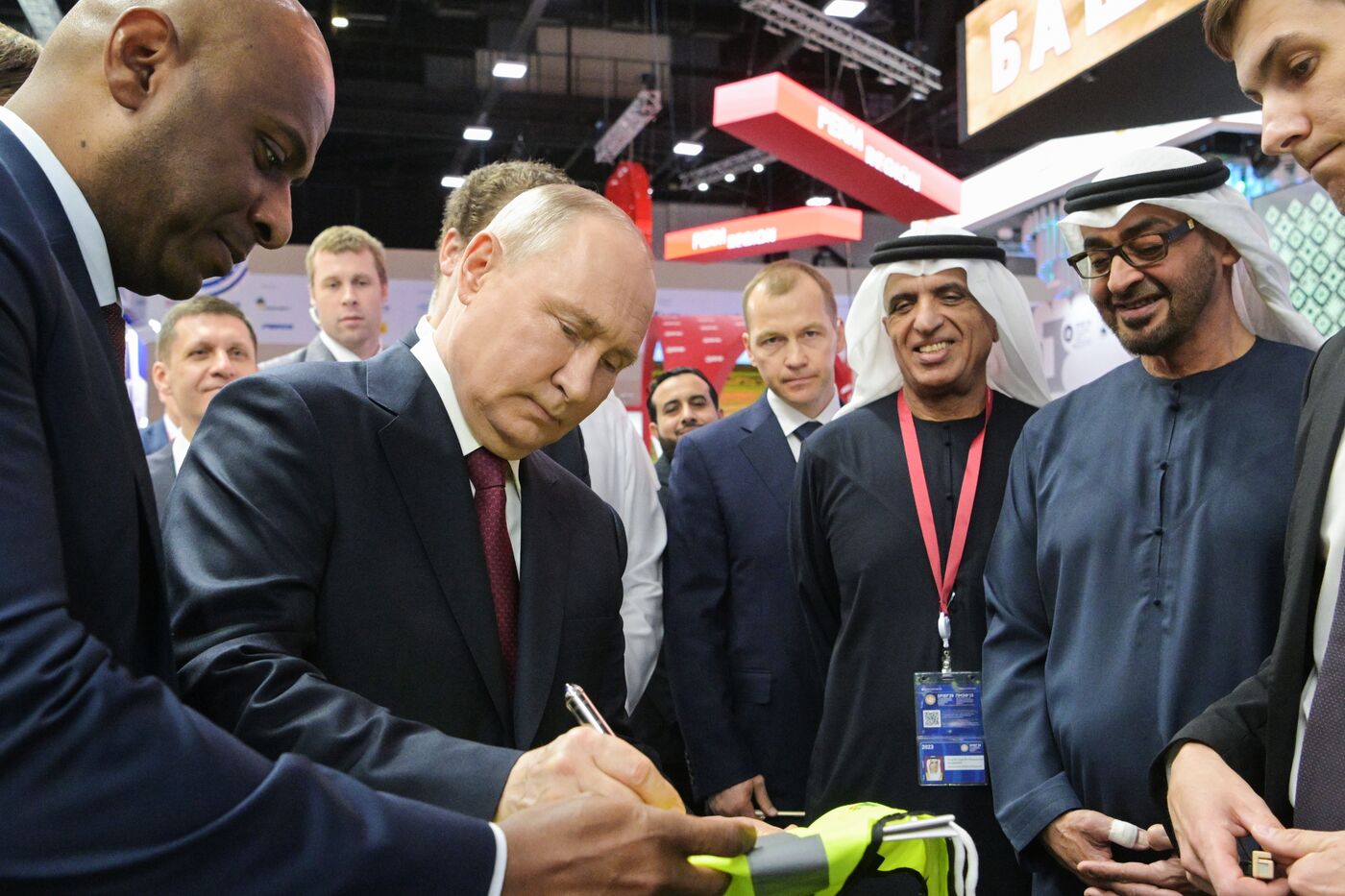 President of Russia Vladimir Putin attends SPIEF-2023