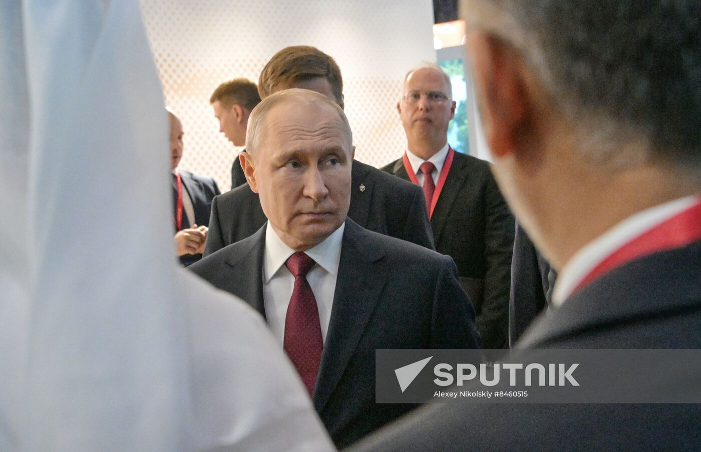 President of Russia Vladimir Putin attends SPIEF-2023