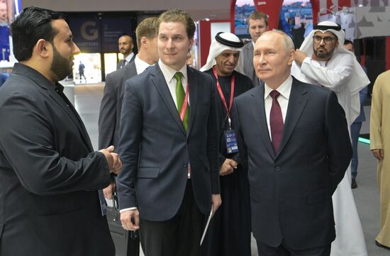 President of Russia Vladimir Putin attends SPIEF-2023