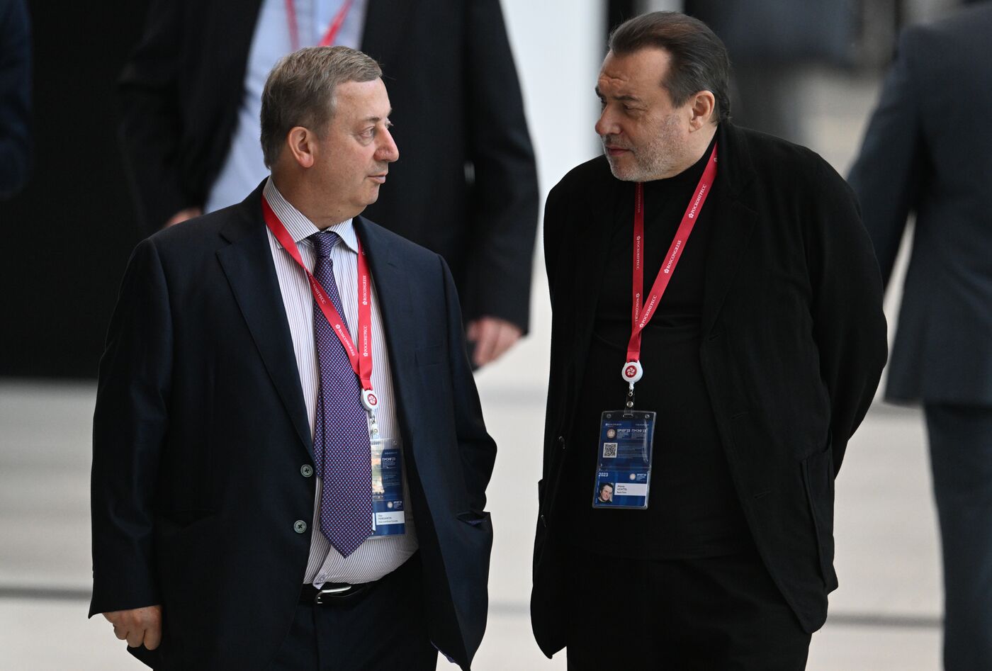 SPIEF-2023. Guests ahead of the plenary session