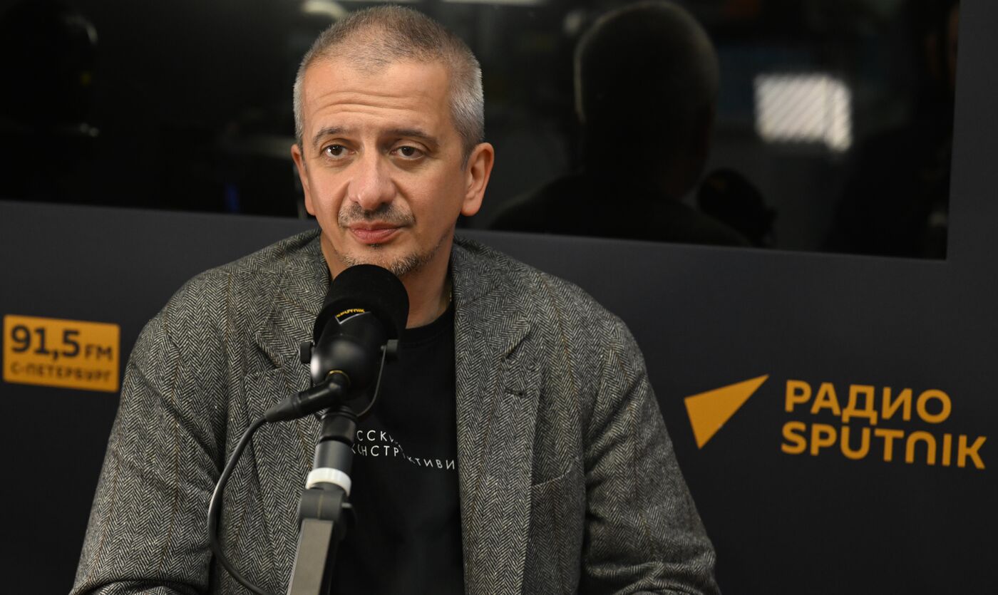 SPIEF-2023. Sputnik radio studio