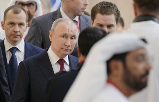 President of Russia Vladimir Putin attends SPIEF-2023