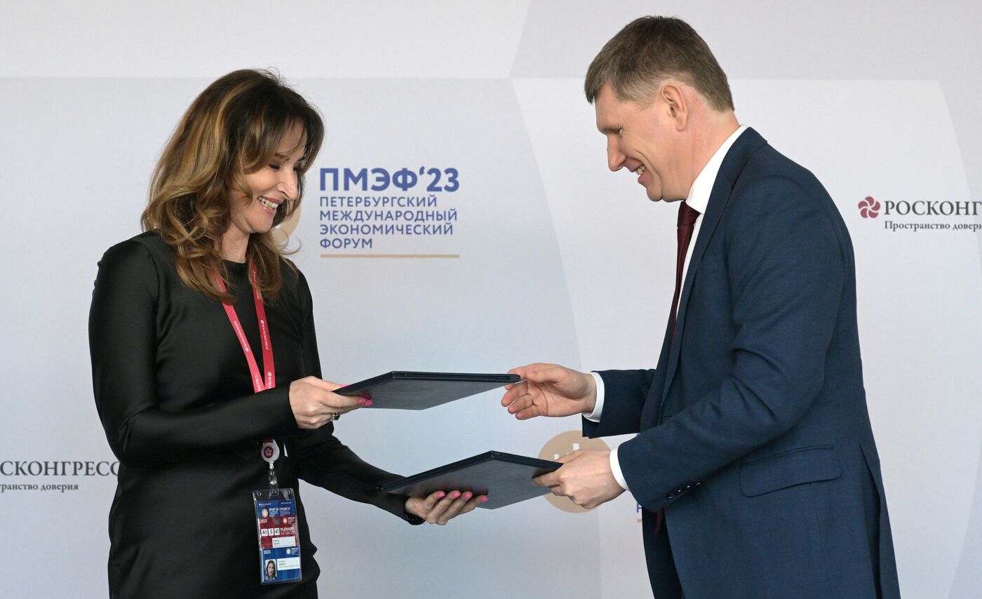 SPIEF-2023. Signing ceremonies