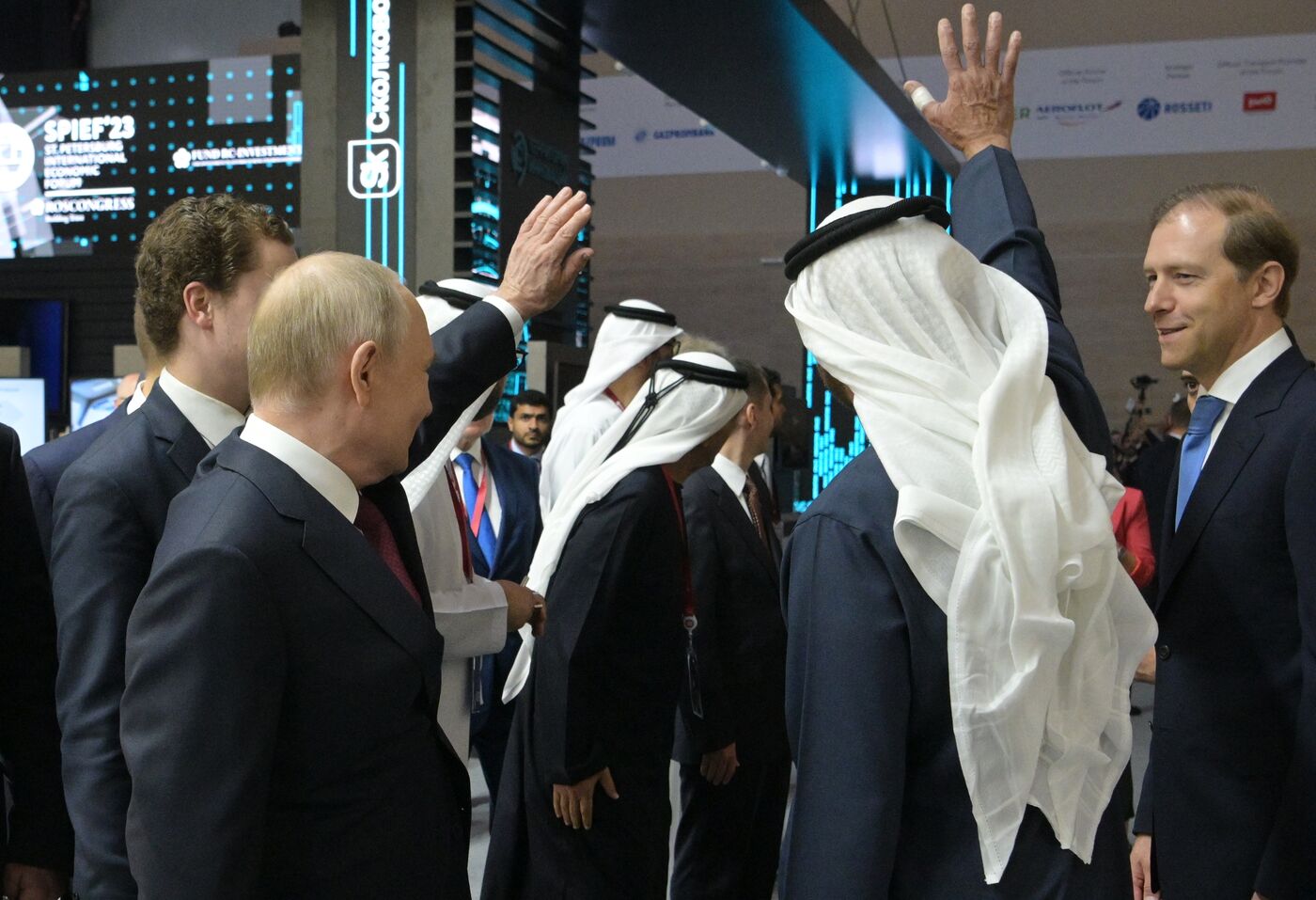 President of Russia Vladimir Putin attends SPIEF-2023