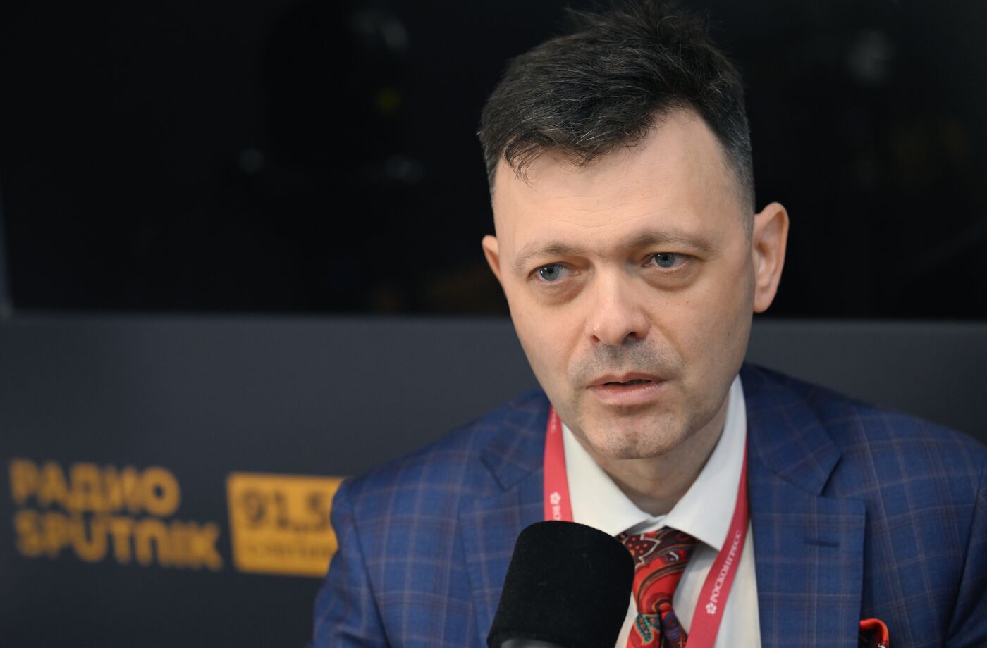 SPIEF-2023. Sputnik radio studio