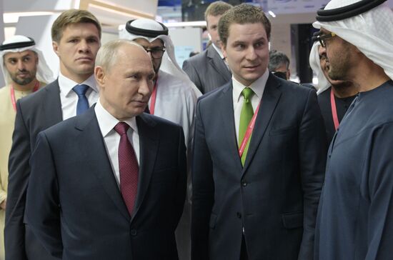 President of Russia Vladimir Putin attends SPIEF-2023