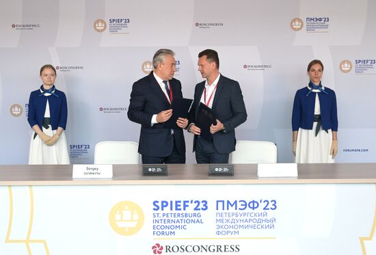 SPIEF-2023. Signing ceremonies
