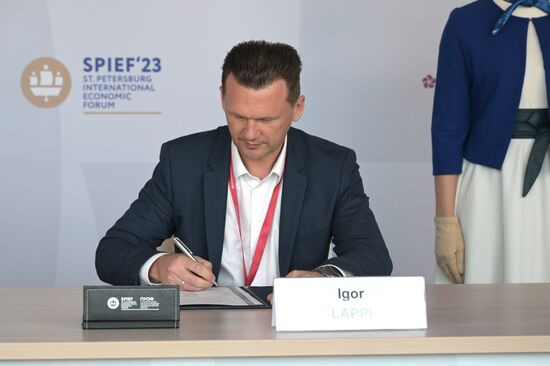 SPIEF-2023. Signing ceremonies