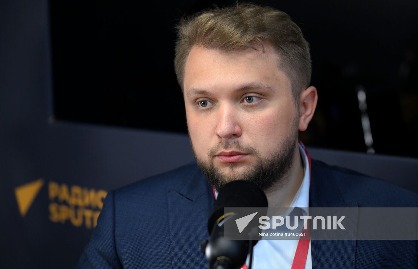 SPIEF-2023. Sputnik radio studio