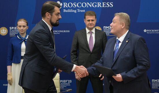 SPIEF-2023. Signing ceremonies