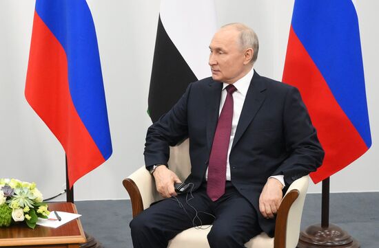 President of Russia Vladimir Putin attends SPIEF-2023