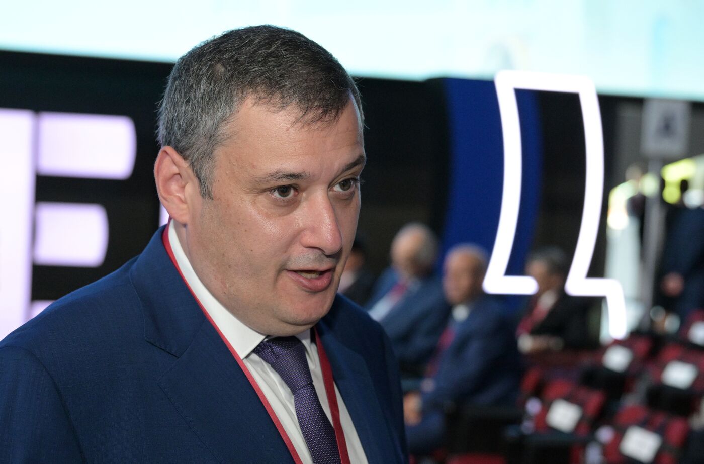 SPIEF-2023. Guests ahead of the plenary session