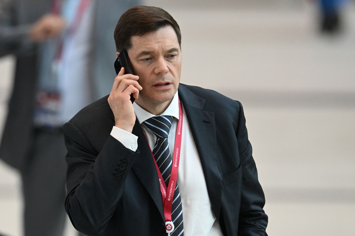 SPIEF-2023. Guests ahead of the plenary session