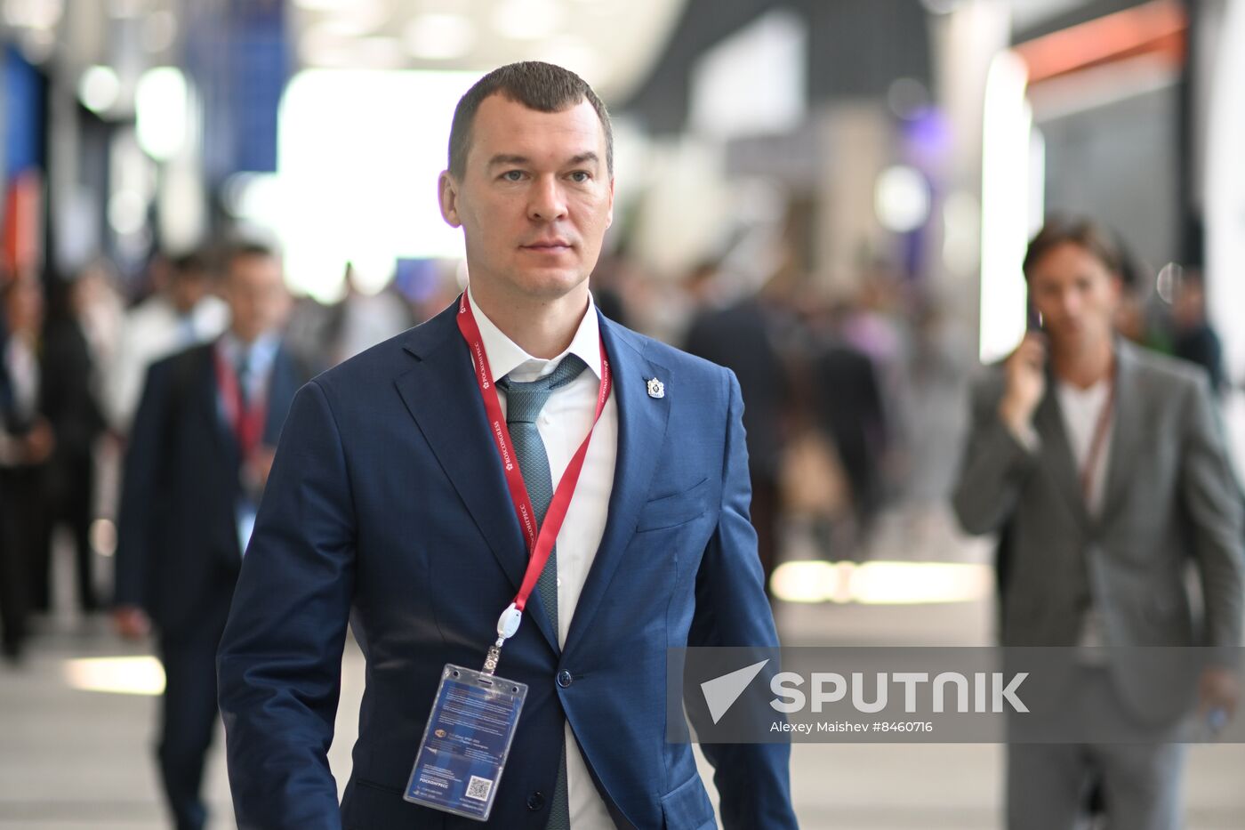 SPIEF-2023. Guests ahead of the plenary session