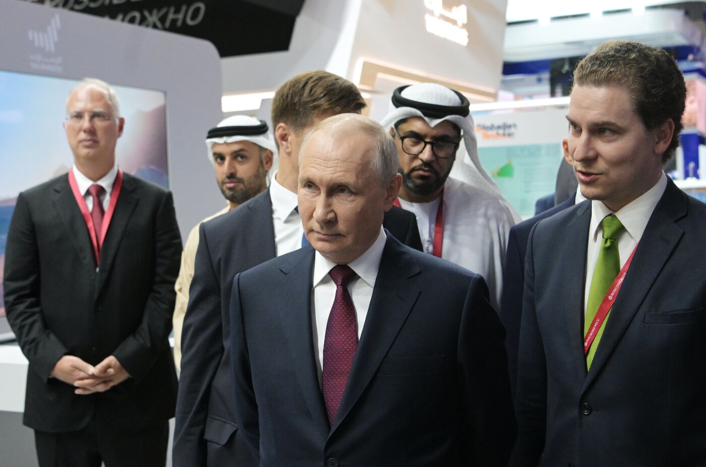 President of Russia Vladimir Putin attends SPIEF-2023