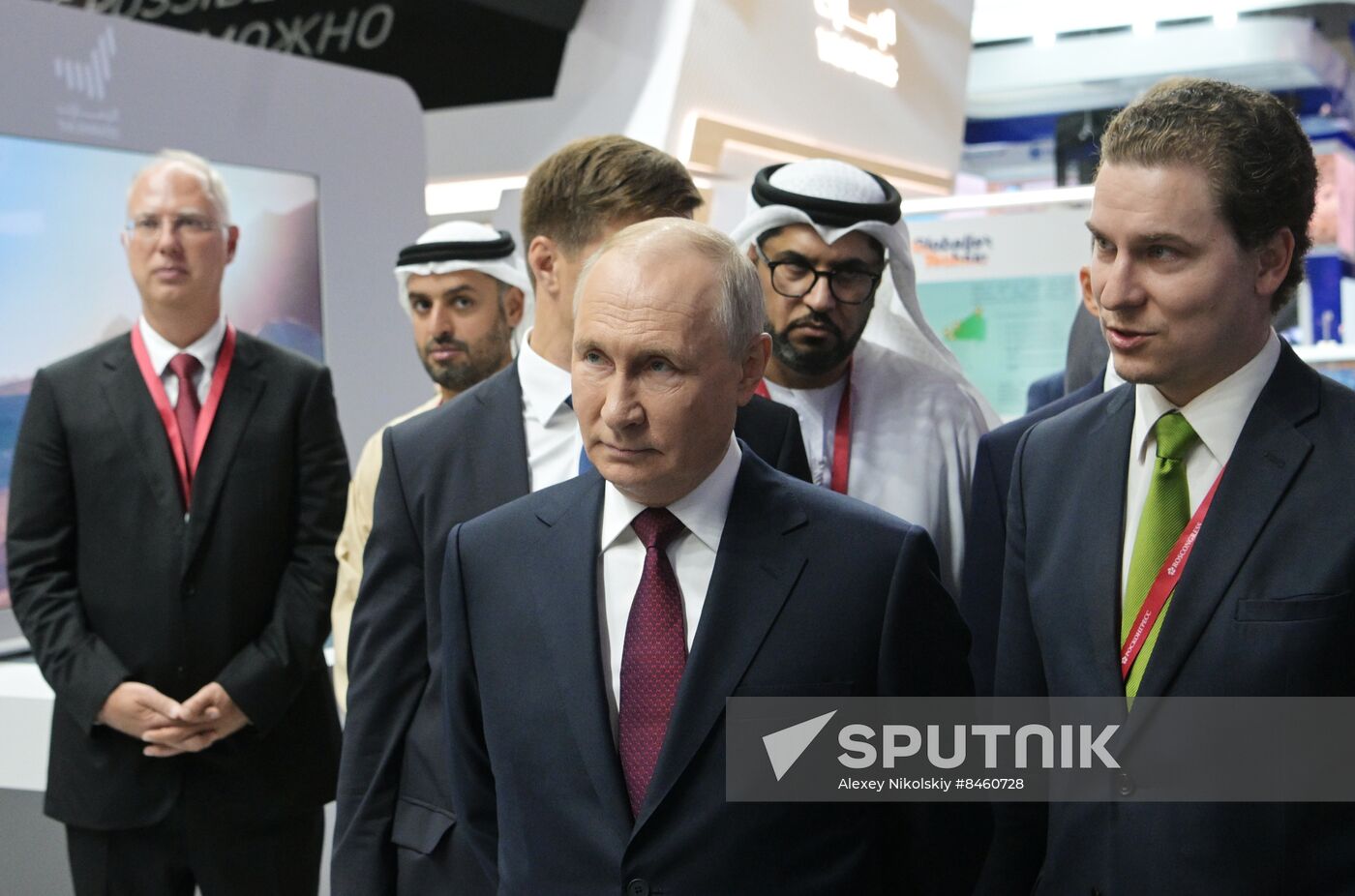 President of Russia Vladimir Putin attends SPIEF-2023