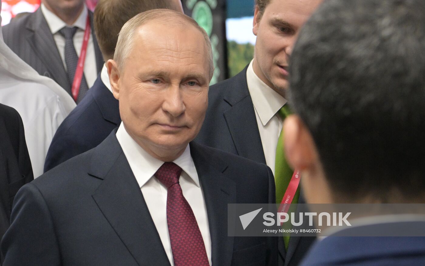 President of Russia Vladimir Putin attends SPIEF-2023