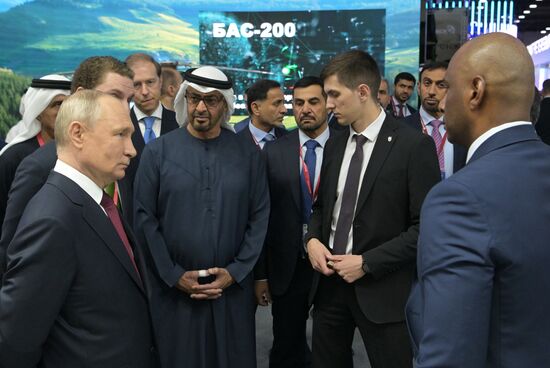 President of Russia Vladimir Putin attends SPIEF-2023