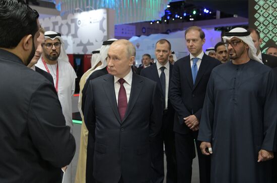 President of Russia Vladimir Putin attends SPIEF-2023