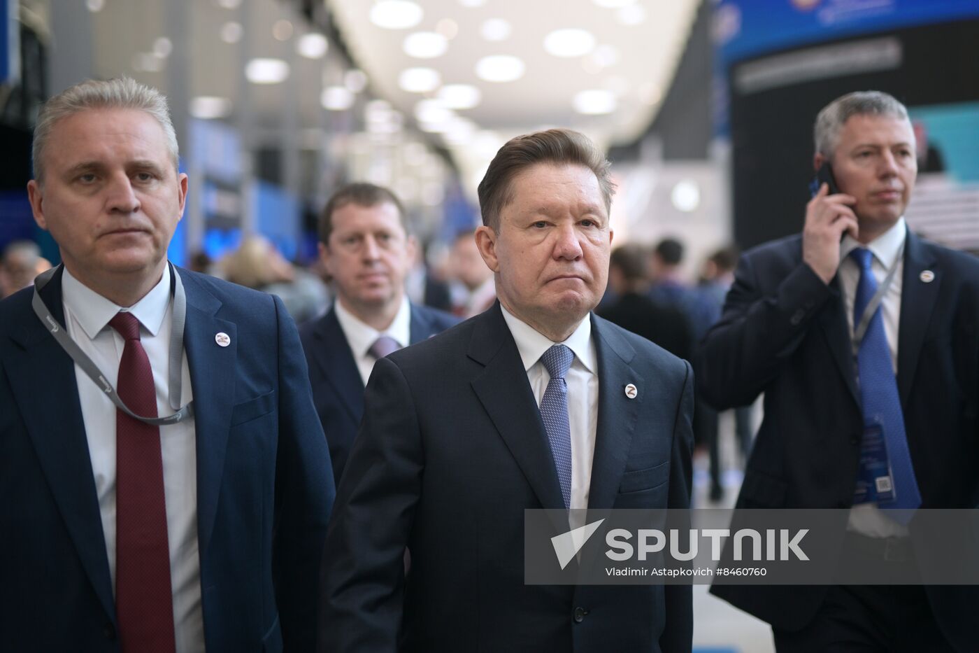 SPIEF-2023. Guests ahead of the plenary session