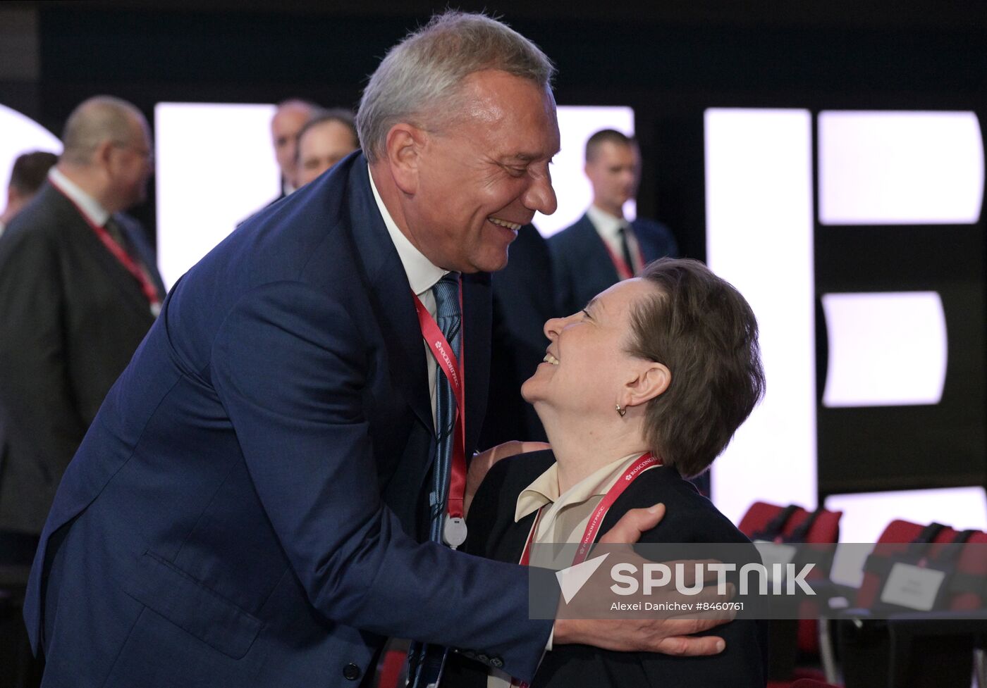 SPIEF-2023. Guests ahead of the plenary session