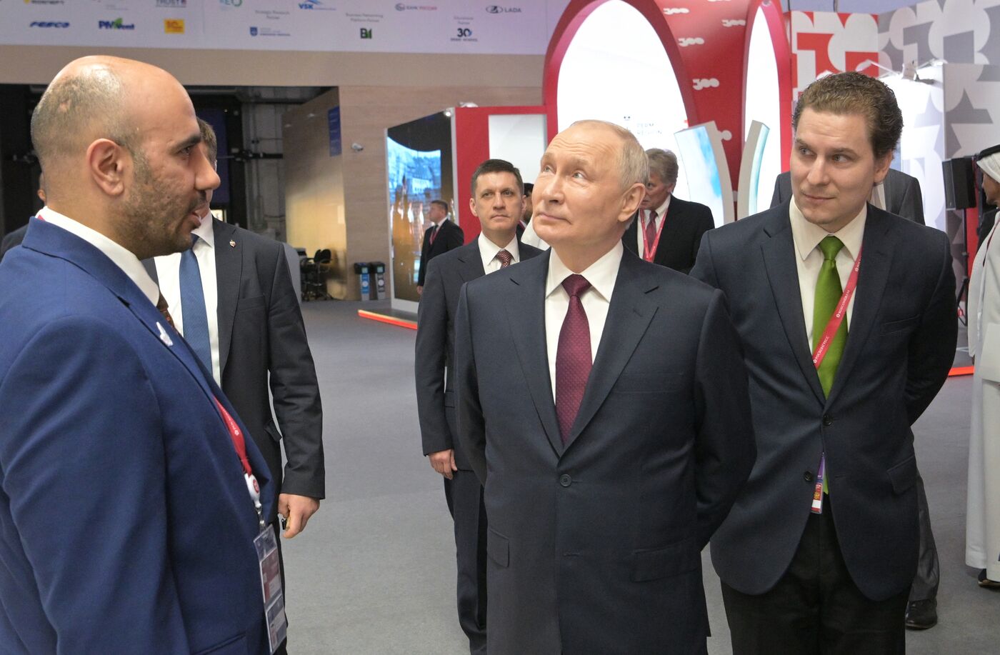 President of Russia Vladimir Putin attends SPIEF-2023