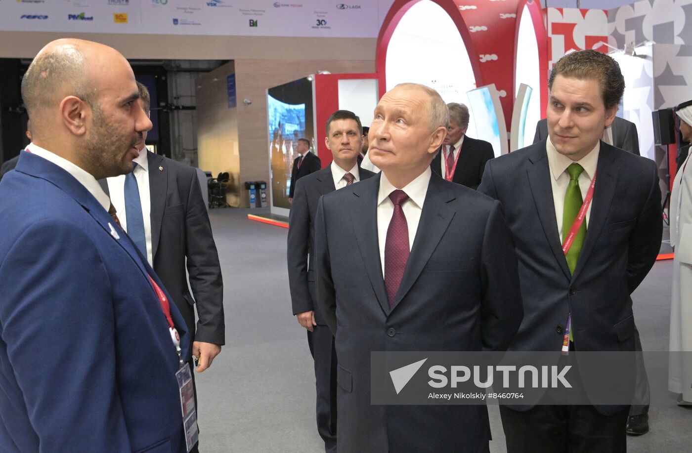 President of Russia Vladimir Putin attends SPIEF-2023