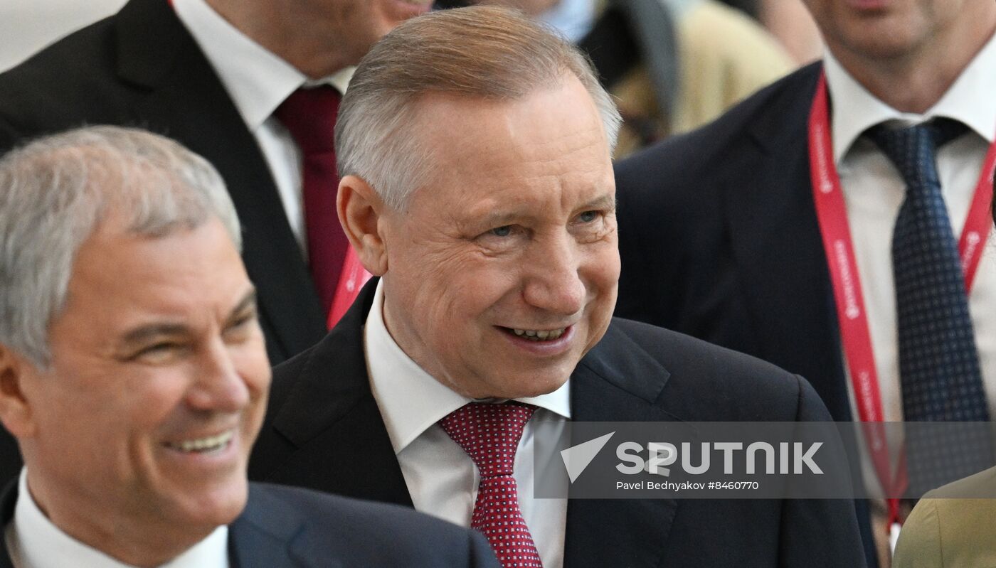 SPIEF-2023. Guests ahead of the plenary session