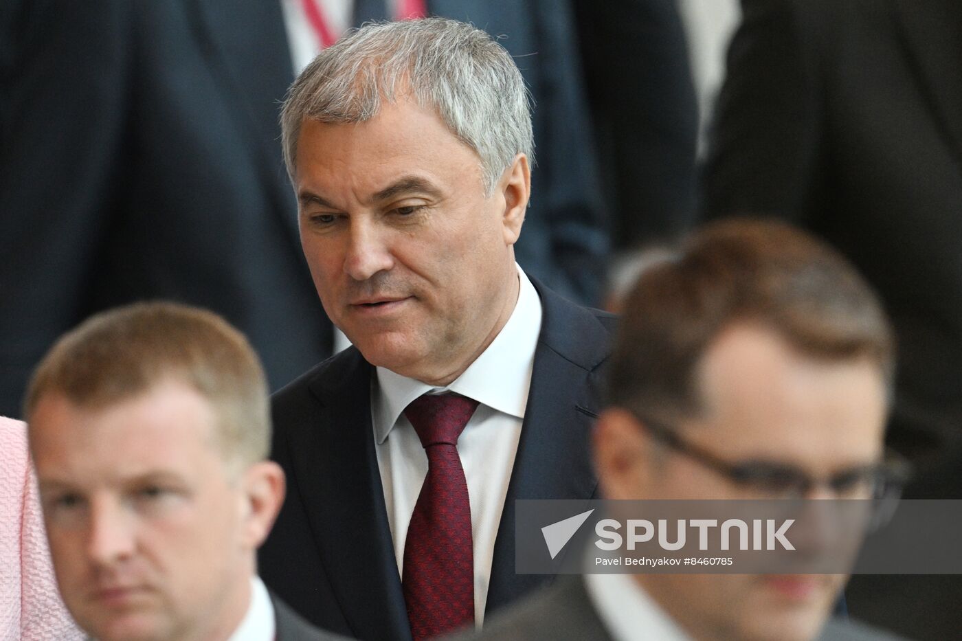 SPIEF-2023. Guests ahead of the plenary session