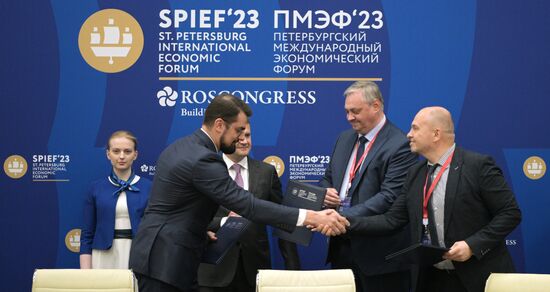 SPIEF-2023. Signing ceremonies