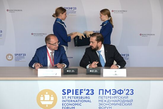 SPIEF-2023. Signing ceremonies